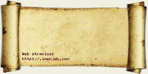 Jana Josipović vizit kartica